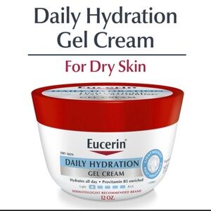 EUCERIN Daily Hydration Gel Cream for Dry Skin new sealed 12oz